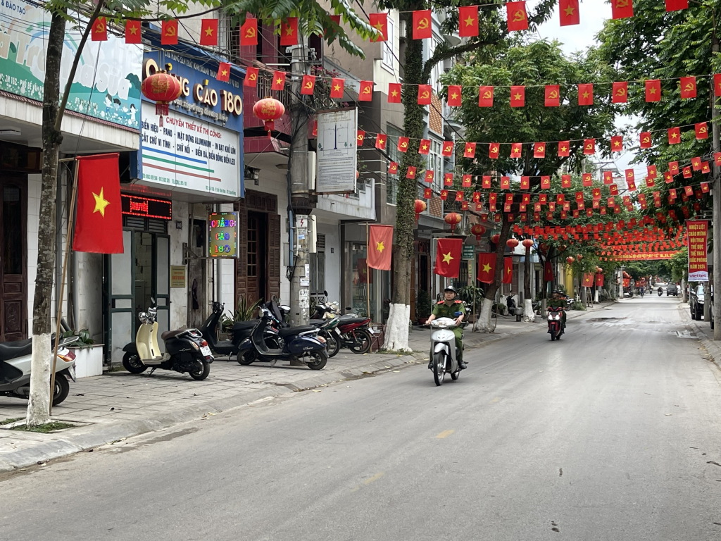 Phố Bế Văn Đàn ở Thành phố Cao Bằng. 