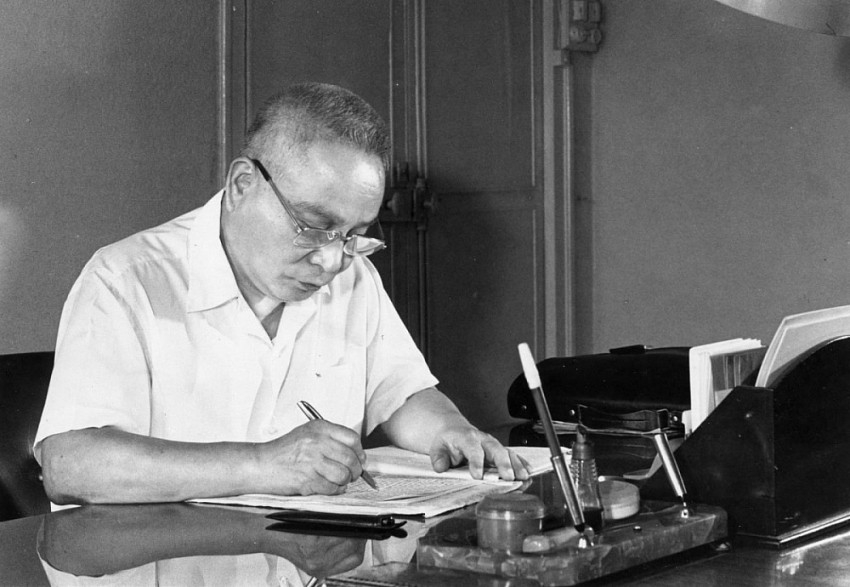 Bộ trưởng Bộ Công an đầu tiên - ông Trần Quốc Hoàn. Ảnh: T.L