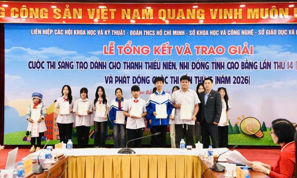 Nhận hồ sơ dự thi s&aacute;ng tạo d&agrave;nh cho thanh thiếu ni&ecirc;n, nhi đồng tỉnh lần thứ 15 hết ng&agrave;y 20/5/2026
