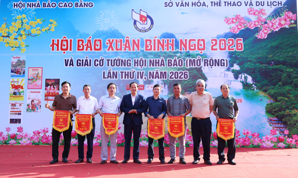 Giải Cờ tướng Hội Nh&agrave; b&aacute;o Cao Bằng (mở rộng) lần thứ IV