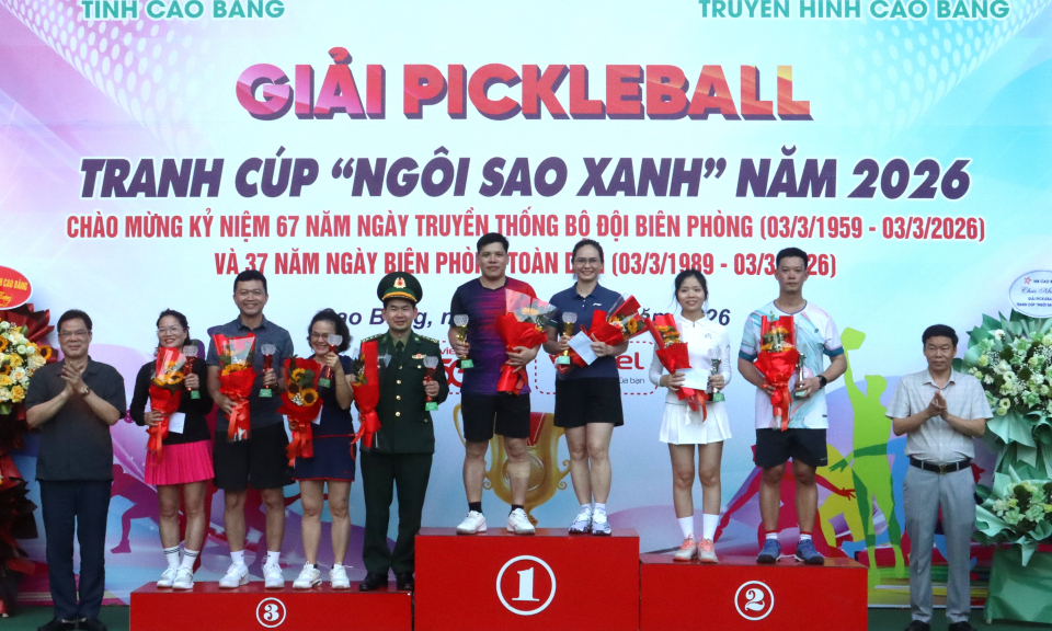 40 vận động vi&ecirc;n tham gia Giải Pickleball tranh C&uacute;p &ldquo;Ng&ocirc;i sao xanh&rdquo;