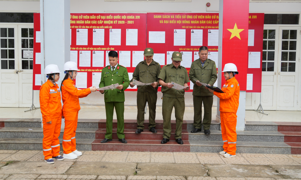 C&ocirc;ng ty Điện lực Cao Bằng chủ động đảm bảo cung cấp điện cho ng&agrave;y hội bầu cử