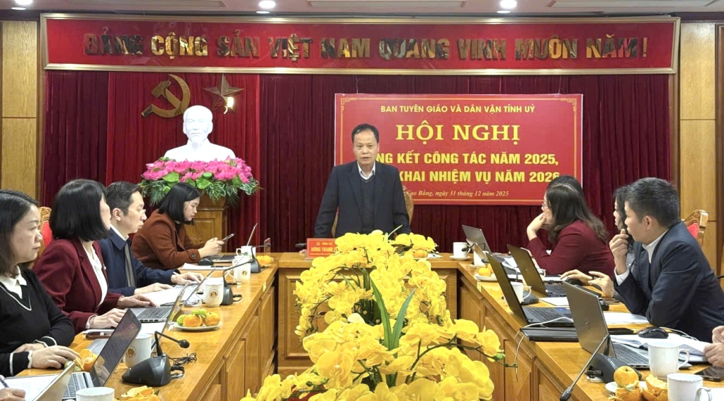 Ban Tuyên giáo và Dân vận Tỉnh ủy thường xuyên đổi mới nội dung, phương thức lãnh đạo, chỉ đạo, nâng cao chất lượng tham mưu công tác xây dựng Đảng về chính trị, tư tưởng và dân vận.